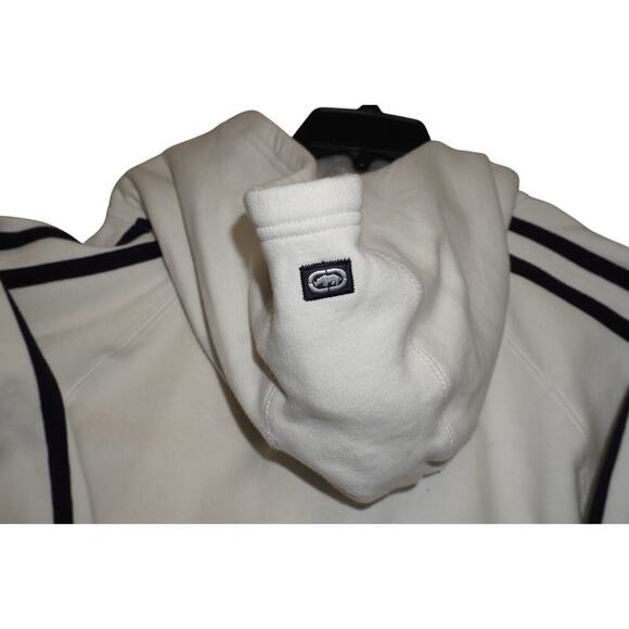 Vintage Y2K Ecko Unltd Hoodie – White & Blue Baggy Skater Sweatshirt – Men’s 3X - Picture 7 of 7
